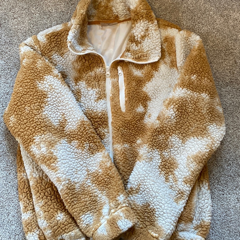 Betsy Johnson fleece zip up
